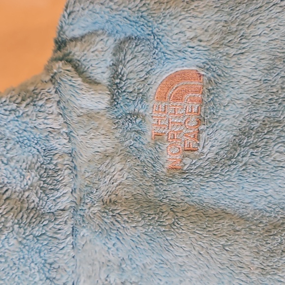 The North Face Womens Osito Full Zip Fleece Jacket Bright Blue/Teal XS - Picture 6 of 7